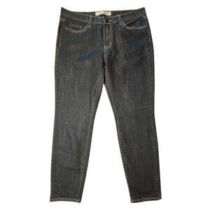 Joe Fresh Jeans Skinny‎ Leg Dark Wash Denim Mid-Rise Stretchy Casual 12